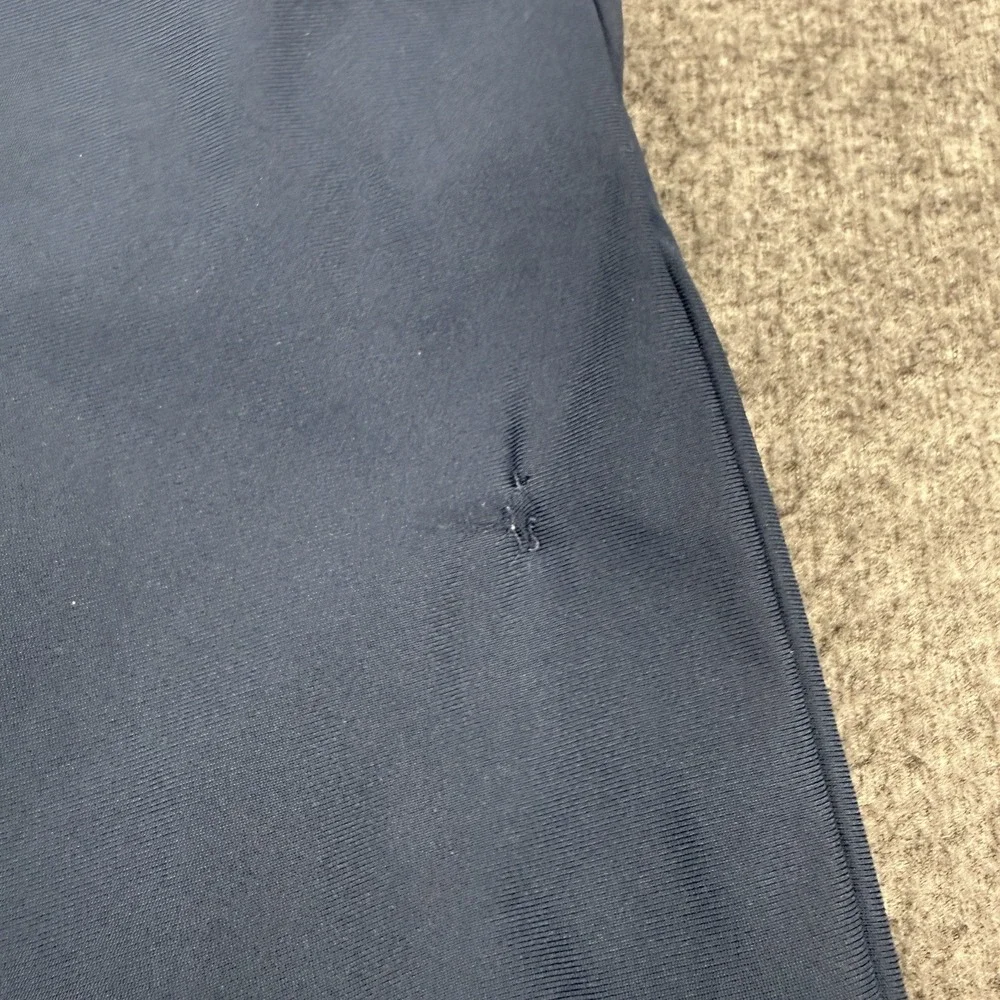 Lululemon Pants Mens 34x30 Blue Warpstreme Commission Stretch Golf *DISTRESSED
